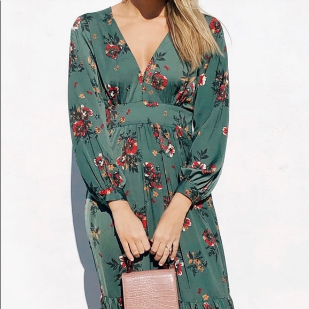 Romantic floral maxi dress by Saltwater Luxe